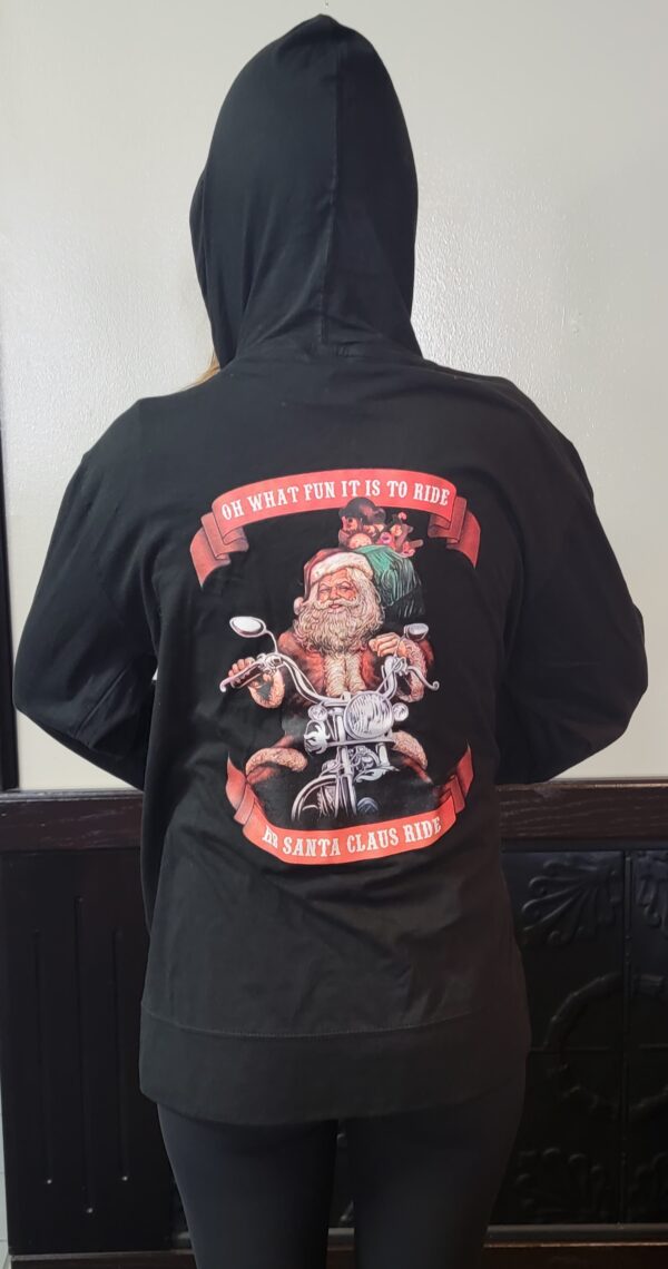 Official Women’s 2021 Santa Ride Hoodie - Image 2